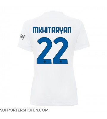 Inter Milan Henrikh Mkhitaryan #22 Borta Matchtröja Dam 2023-24 Kortärmad